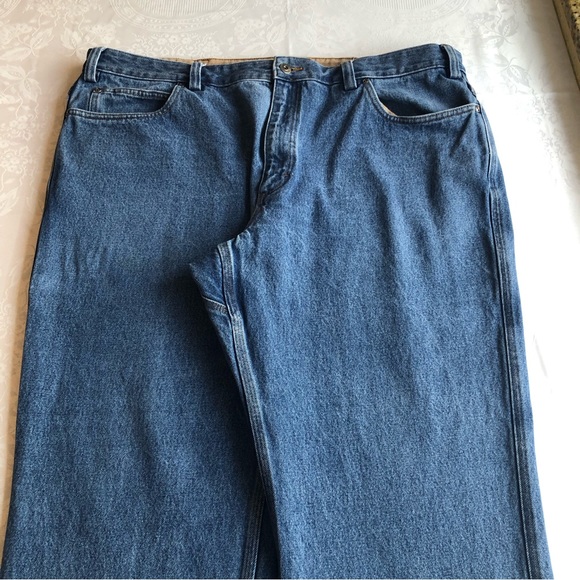 Duluth Trading Men’s Size W44/L30 Blue Jeans Denim Pants Classic Straight-Leg - Picture 14 of 16